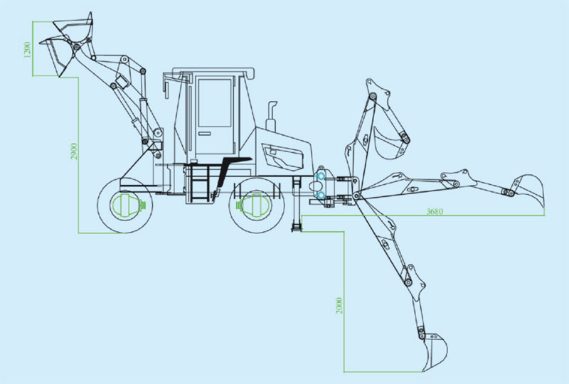 WZ10-20挖掘裝載機(jī)